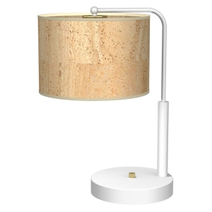 Milagro Lampa gabinetowa CORK White/Cork 1xE27 MLP7524