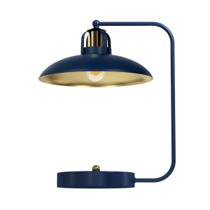 Milagro Lampka biurkowa FELIX NAVY BLUE/GOLD 1xE27 MLP7716