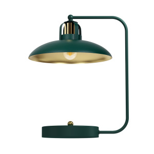 Milagro Lampka biurkowa FELIX GREEN/GOLD 1xE27 MLP7711