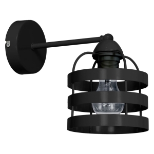 Milagro Kinkiet LARS BLACK 1xE27 MLP797