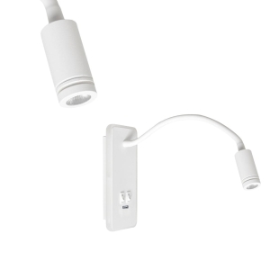 Milagro Lampka nocna BASE 8W+2W WHITE ML6349