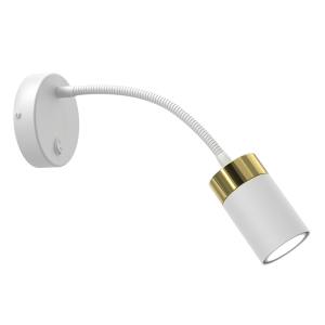 Milagro Kinkiet flex JOKER WHITE/GOLD 1xGU10 MLP8535