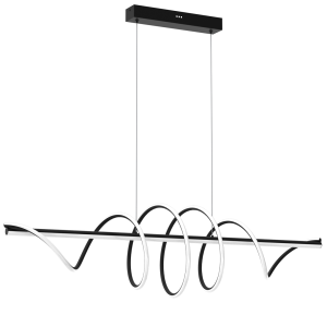 Milagro LAMPA WISZĄCA TWIST BLACK 90W LED ML8608