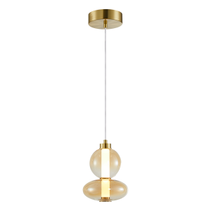 Milagro Lampa wisząca DAPHNE AMBER 12W ML0345