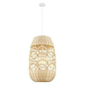 Milagro Lampa wisząca ARONA NATURAL 1xE14 fi 400 ML0353