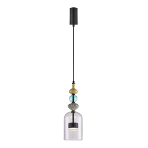 Milagro Lampa wisząca ARTE 12W LED śr. 13cm czarna ML0360