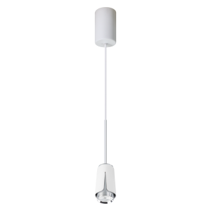 Milagro FLOWER WHITE CHROME LAMPA WISZĄCA 1xGU10 ML0275