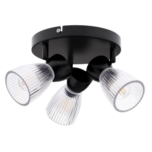 Milagro Lampa sufitowa BEST BLACK 3xE14 (round) ML9973