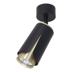 Milagro FLOWER BLACK GOLD SPOT 1xGU10 ML0264