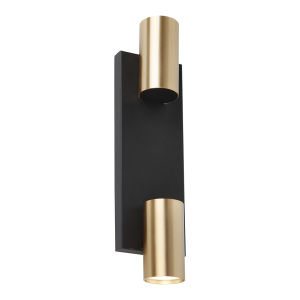 Milagro GENESIS WALL BLACK GOLD 2xGU10 ML0380