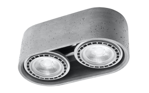 Plafon BASIC 2 beton SL.0882 SOLLUX