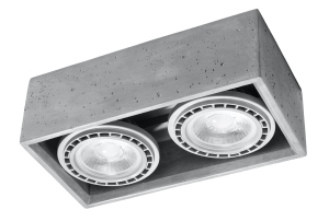 Plafon QUATRO 2 beton SL.0884 SOLLUX