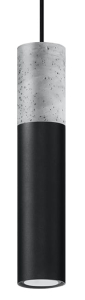 Lampa wisząca BORGIO 1 czarny SL.0650 SOLLUX