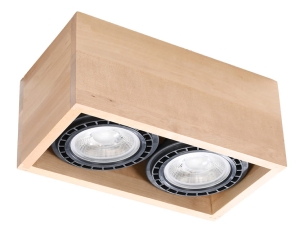 Plafon QUATRO 2 drewno SL.0916 SOLLUX