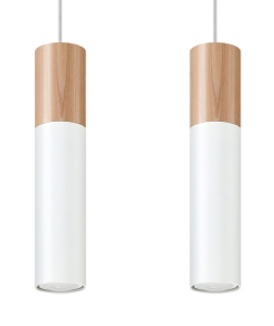 Lampa wisząca PABLO 2 biała SL.0629 SOLLUX
