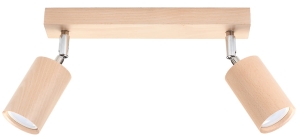 Plafon BERG 2 naturalne drewno SL.0702 SOLLUX