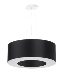 Żyrandol SATURNO 50 czarny SL.0748 SOLLUX