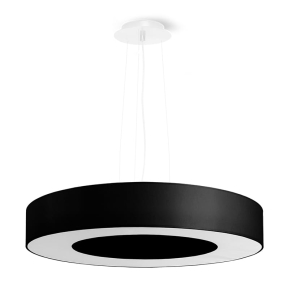Żyrandol SATURNO SLIM 50 czarny SL.0750 SOLLUX