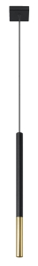 Lampa wisząca MOZAICA 1 czarny/złoto SL.0891 SOLLUX