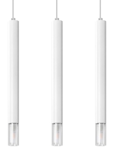 Lampa wisząca WEZYR 3 biała G9 3x40W IP20 SL.0959 SOLLUX