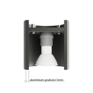 Spot ORBIS 1 szary GU10 1x40W IP20 SL.0018 SOLLUX