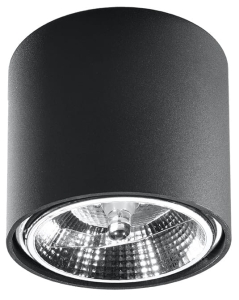 Plafon TIUBE czarny SL.0697 SOLLUX