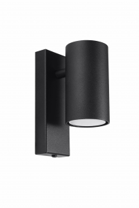 Kinkiet UTTI czarny GU10 1x40W IP20 SL.1077 SOLLUX