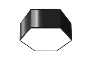 Plafon SUNDE 13 czarny E27 2x60W IP20 SL.1060 SOLLUX