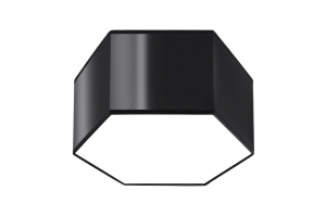 Plafon SUNDE 15 czarny E27 2x60W IP20 SL.1061 SOLLUX