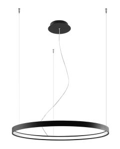 Żyrandol RIO 78 czarny LED 3000K LED 1x50W IP20 TH.101 SOLLUX