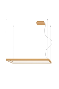 Żyrandol TUULA M złoty LED 3000K LED 1x50W IP20 TH.161 SOLLUX