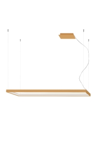 Żyrandol TUULA L złoty LED 4000K LED 1x50W IP20 TH.170 SOLLUX