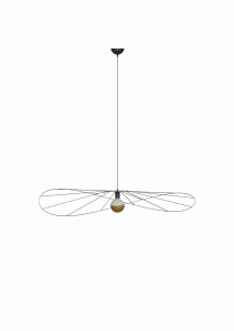 Lampa wisząca ESKOLA 70 czarna E27 1x60W IP20 TH.010CZ SOLLUX