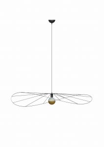 Lampa wisząca ESKOLA 110 czarna E27 1x60W IP20 TH.011CZ SOLLUX