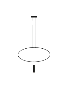 Lampa wisząca HOLAR 1 czarna GU10 1x40W IP20 TH.016CZ SOLLUX