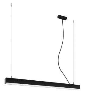 Lampa wisząca PINNE 90 czarna 4000K LED 1x25W IP20 TH.051 SOLLUX