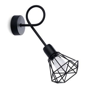 Kinkiet ARTEMIS 1S czarny E14 1x40 IP20 SL.1108 SOLLUX