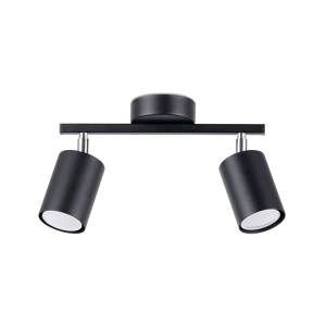 Plafon LEMMI 2 czarny GU10 2x40 IP20 SL.1127 SOLLUX