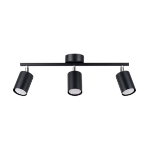 Plafon LEMMI 3 czarny GU10 3x40 IP20 SL.1128 SOLLUX