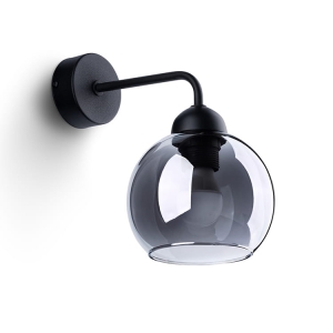 Kinkiet ALINO 1 czarny E27 1x60 IP20 SL.1139 SOLLUX