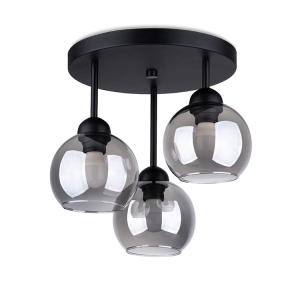 Żyrandol ALINO 3 czarny E27 3x60 IP20 SL.1140 SOLLUX