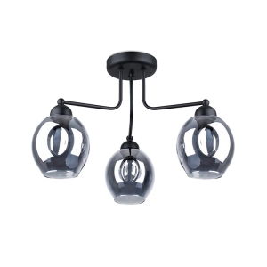 Żyrandol FILLAN 3 czarny E27 3x60 IP20 SL.1144 SOLLUX