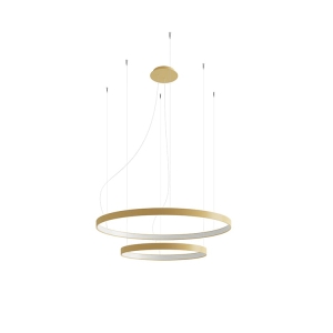 Żyrandol RIO 2 55/78 złoty LED 3000K LED 1x80 IP20 TH.214 SOLLUX
