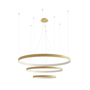 Żyrandol RIO 3 55/78/110 złoty LED 4000K LED 1x150 IP20 TH.269 SOLLUX