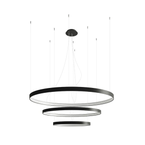 Żyrandol RIO 3 55/78/110 czarny LED 4000K LED 1x150 IP20 TH.177 SOLLUX