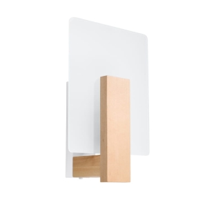Kinkiet LAPPO naturlane drewno E14 IP20 SL.1094 SOLLUX