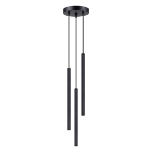 Lampa wisząca ARCHE 3P czarna G9 3x8W SL.1341 SOLLUX