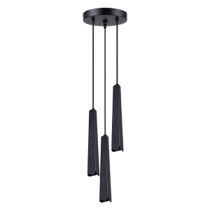 Lampa wisząca PRYSM 3P czarna G9 3x8W SL.1401 SOLLUX