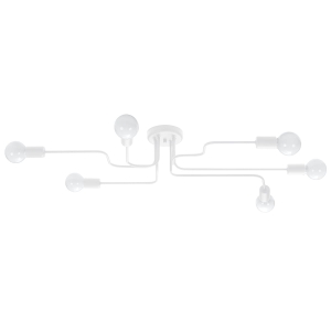 Żyrandol VECTOR 6 biały E27 6x15W SL.1443 SOLLUX