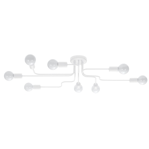 Żyrandol VECTOR 8 biały E27 8x15W SL.1444 SOLLUX